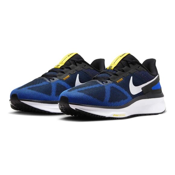 Nike Air Zoom Structure 25 - Men Running Shoes Black Racer Blue DZ3488-003 NEW - Picture 3 of 8